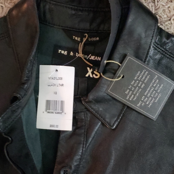 Today⚡️NWT RAG&BONE Leather TENT TANK SZ XS - Picture 2 of 6